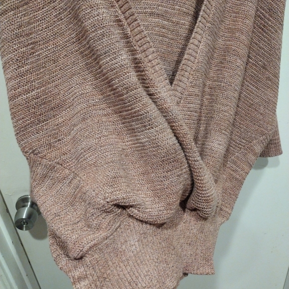 Prana Women's Cloud Blush Deep V Back Coronet Sweater S-Casual Travel Slouchy - Picture 6 of 7